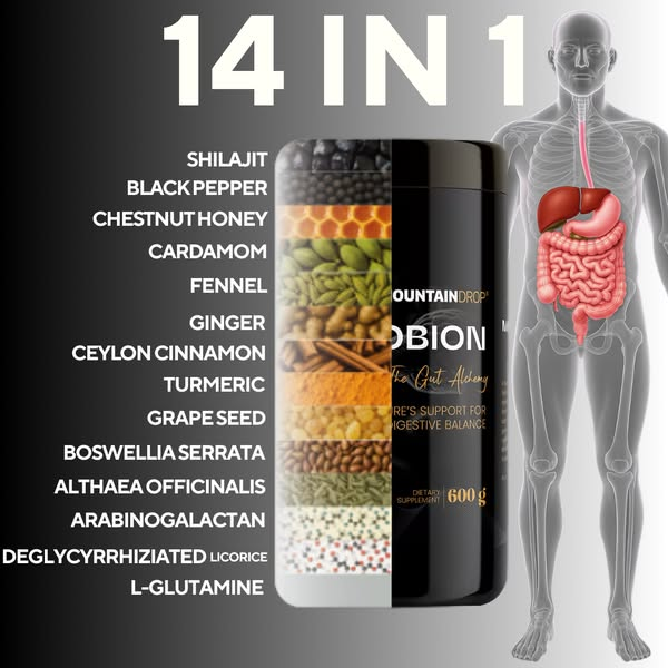 Mountaindrop® Microbion - Prebiotika Tarmflora med Shilajit